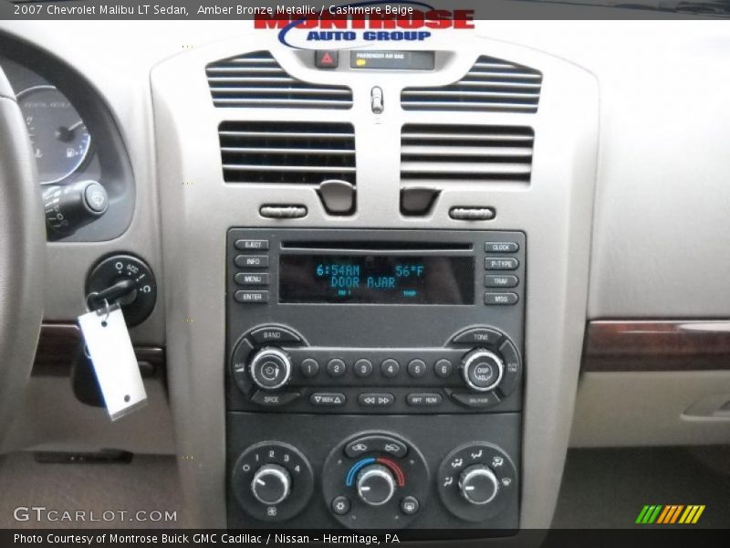 Amber Bronze Metallic / Cashmere Beige 2007 Chevrolet Malibu LT Sedan