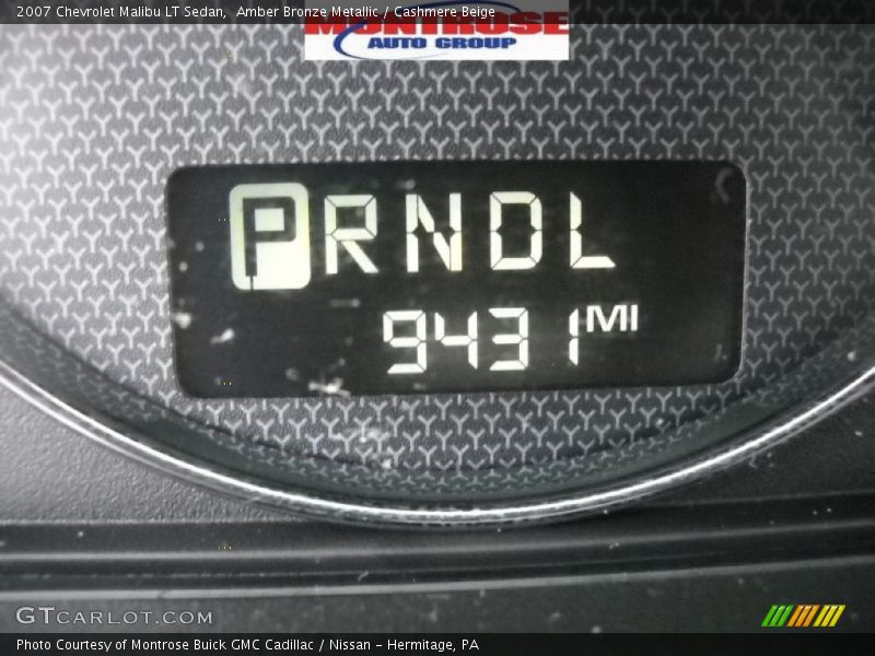 Amber Bronze Metallic / Cashmere Beige 2007 Chevrolet Malibu LT Sedan