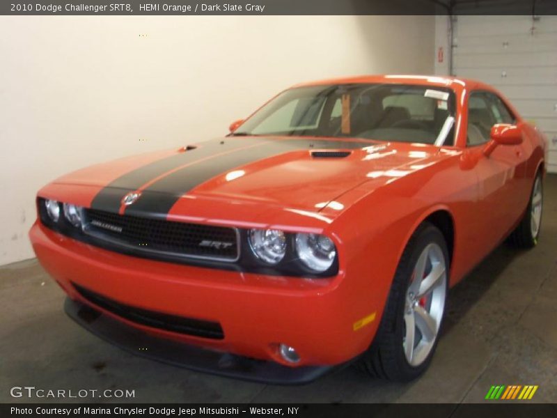 HEMI Orange / Dark Slate Gray 2010 Dodge Challenger SRT8