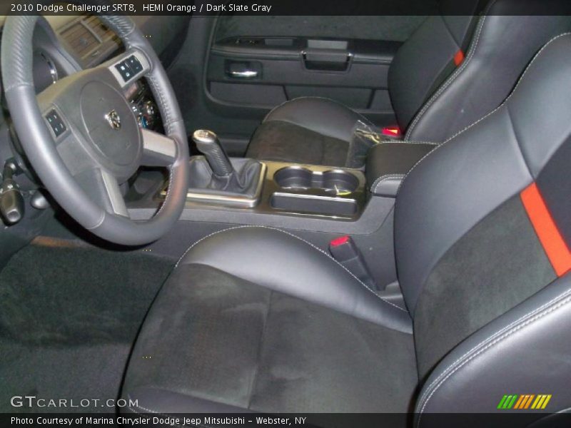 HEMI Orange / Dark Slate Gray 2010 Dodge Challenger SRT8