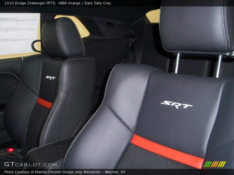 HEMI Orange / Dark Slate Gray 2010 Dodge Challenger SRT8