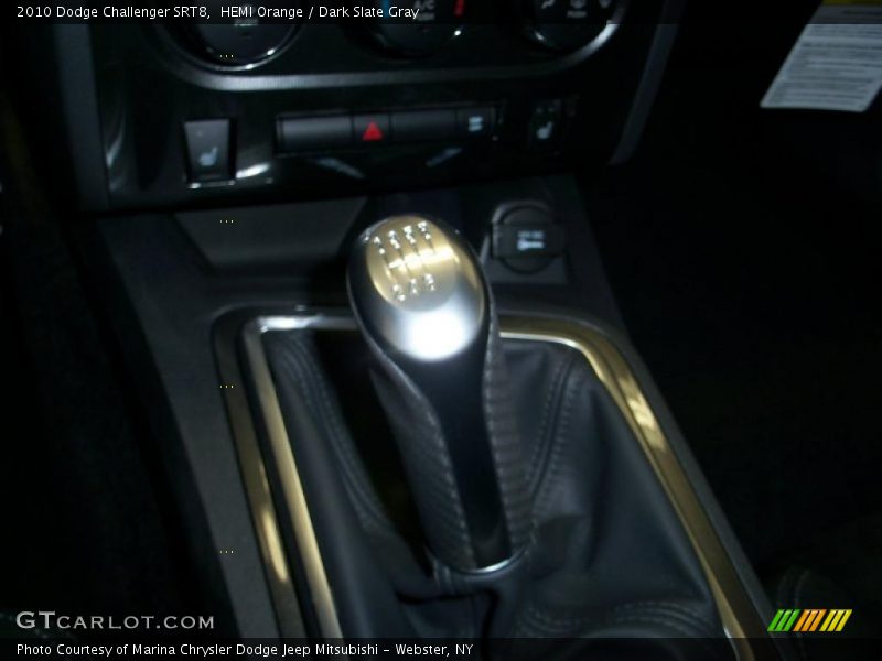 HEMI Orange / Dark Slate Gray 2010 Dodge Challenger SRT8