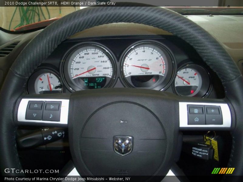 HEMI Orange / Dark Slate Gray 2010 Dodge Challenger SRT8