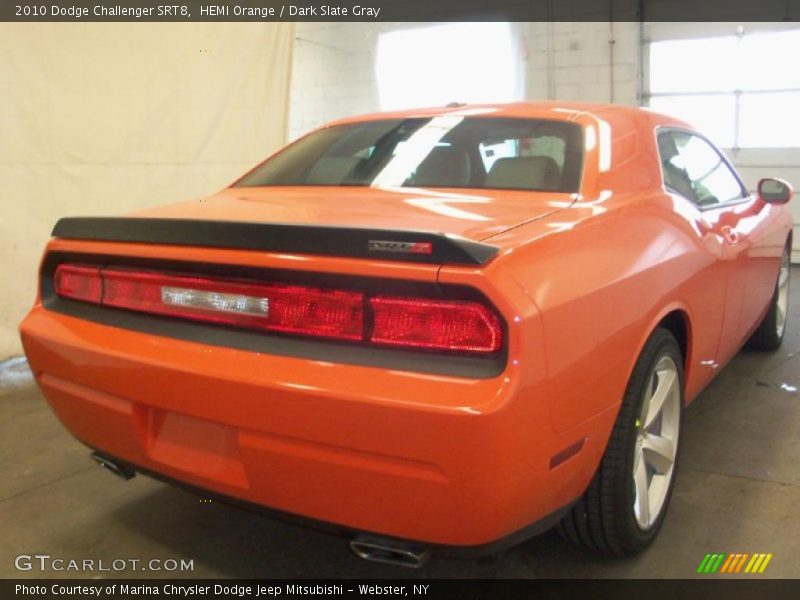 HEMI Orange / Dark Slate Gray 2010 Dodge Challenger SRT8