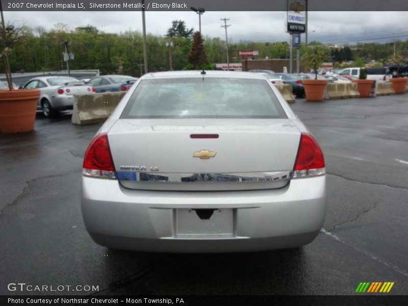 Silverstone Metallic / Ebony Black 2007 Chevrolet Impala LS