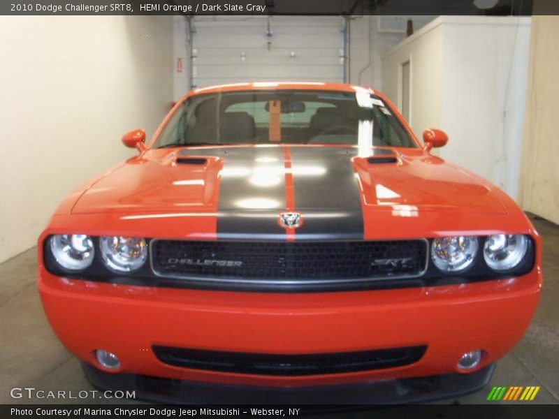 HEMI Orange / Dark Slate Gray 2010 Dodge Challenger SRT8