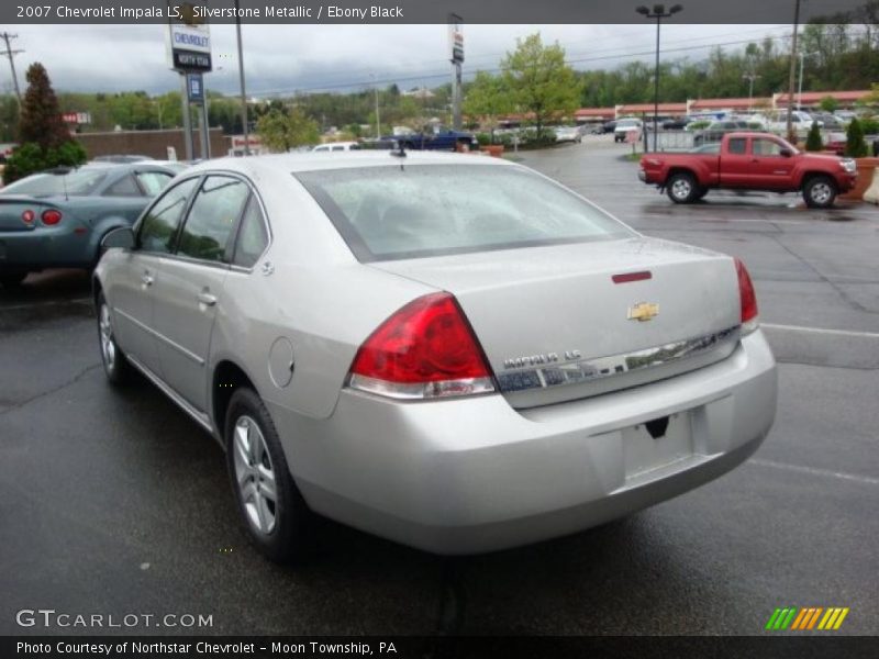 Silverstone Metallic / Ebony Black 2007 Chevrolet Impala LS