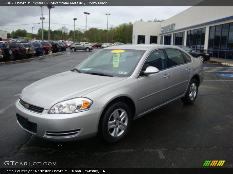 Silverstone Metallic / Ebony Black 2007 Chevrolet Impala LS