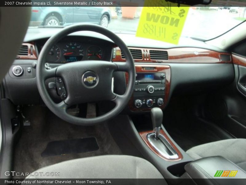 Silverstone Metallic / Ebony Black 2007 Chevrolet Impala LS