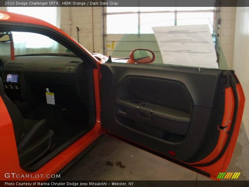 HEMI Orange / Dark Slate Gray 2010 Dodge Challenger SRT8
