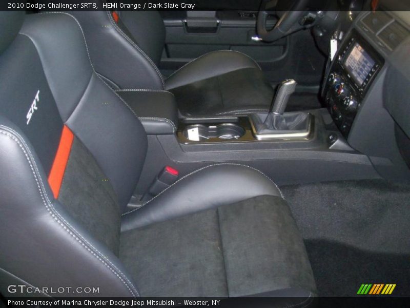 HEMI Orange / Dark Slate Gray 2010 Dodge Challenger SRT8
