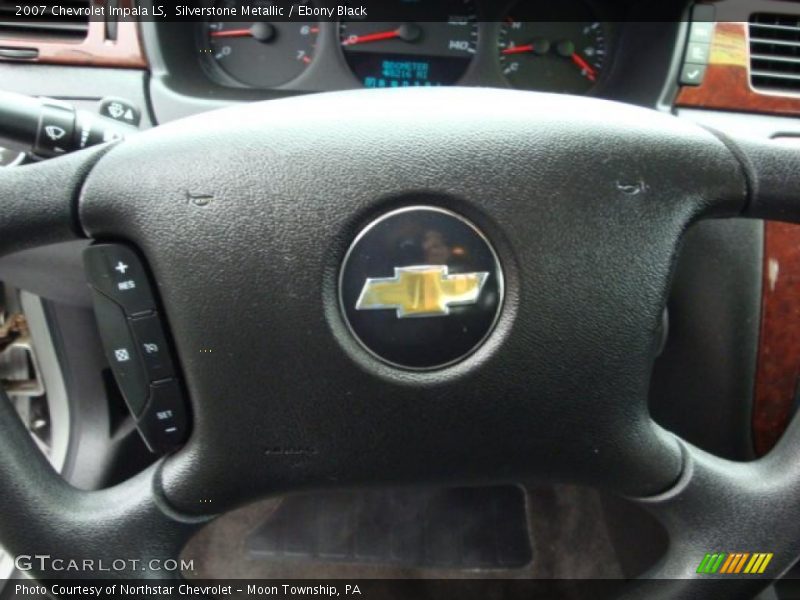 Silverstone Metallic / Ebony Black 2007 Chevrolet Impala LS