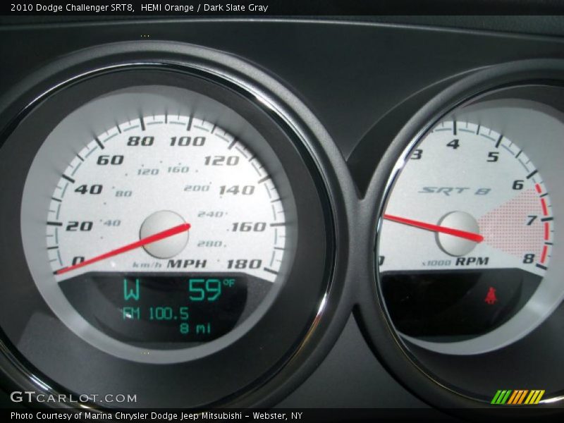 HEMI Orange / Dark Slate Gray 2010 Dodge Challenger SRT8