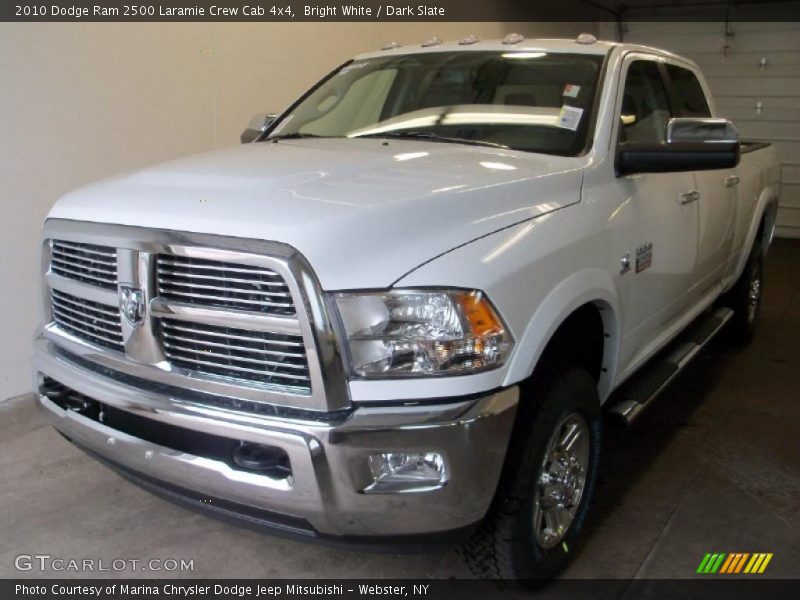 Bright White / Dark Slate 2010 Dodge Ram 2500 Laramie Crew Cab 4x4