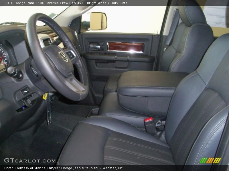 Bright White / Dark Slate 2010 Dodge Ram 2500 Laramie Crew Cab 4x4