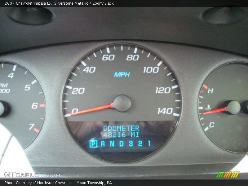 Silverstone Metallic / Ebony Black 2007 Chevrolet Impala LS