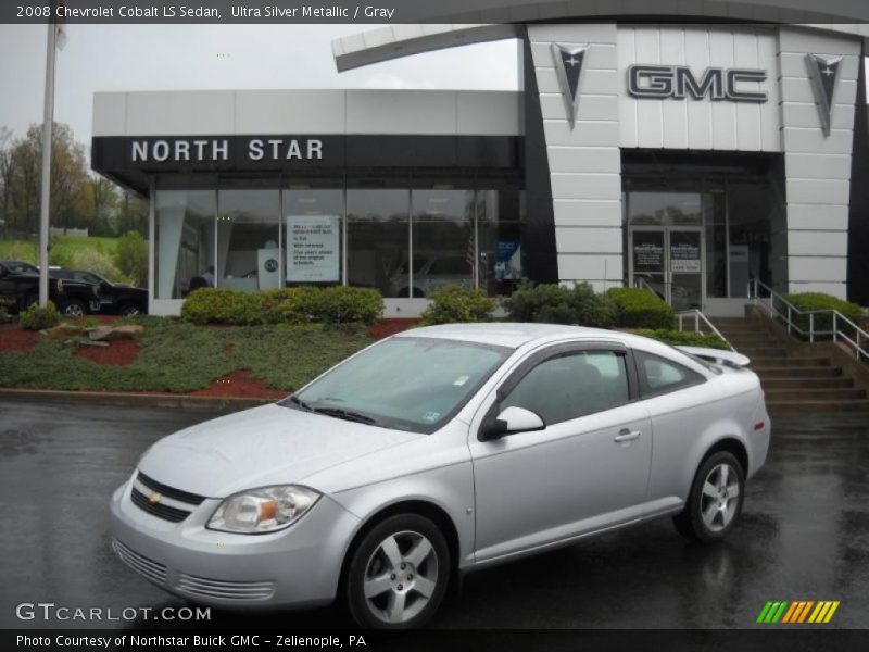 Ultra Silver Metallic / Gray 2008 Chevrolet Cobalt LS Sedan