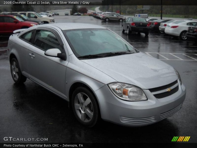 Ultra Silver Metallic / Gray 2008 Chevrolet Cobalt LS Sedan