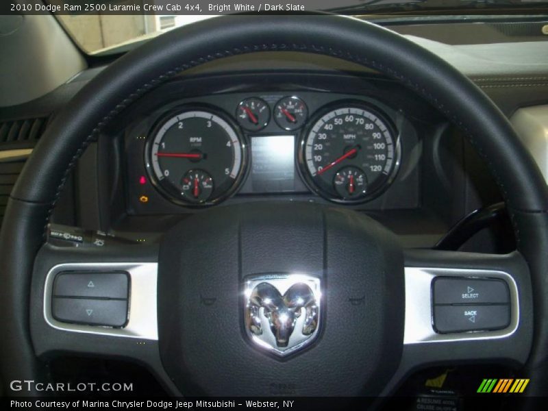 Bright White / Dark Slate 2010 Dodge Ram 2500 Laramie Crew Cab 4x4