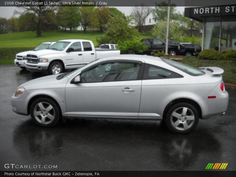 Ultra Silver Metallic / Gray 2008 Chevrolet Cobalt LS Sedan