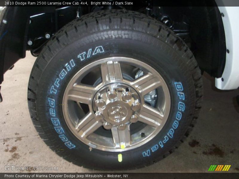 Bright White / Dark Slate 2010 Dodge Ram 2500 Laramie Crew Cab 4x4