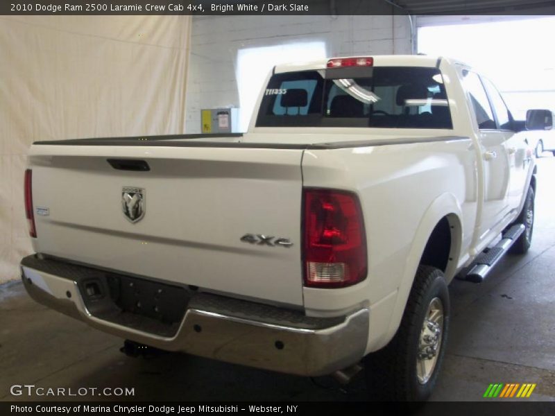 Bright White / Dark Slate 2010 Dodge Ram 2500 Laramie Crew Cab 4x4