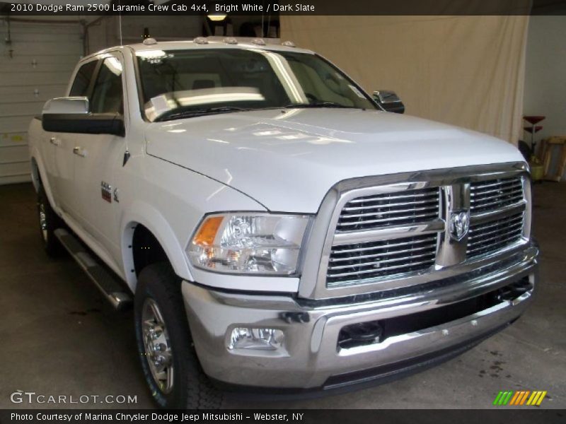 Bright White / Dark Slate 2010 Dodge Ram 2500 Laramie Crew Cab 4x4