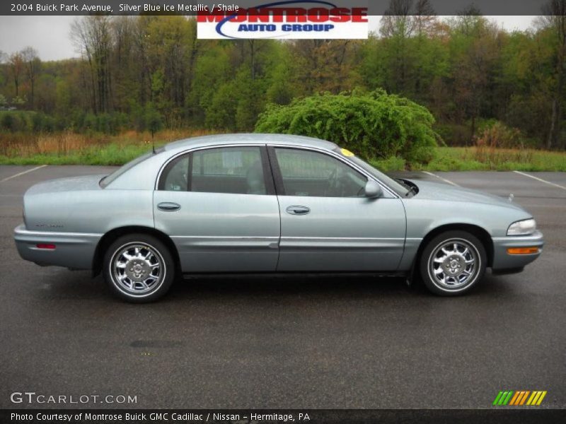 Silver Blue Ice Metallic / Shale 2004 Buick Park Avenue