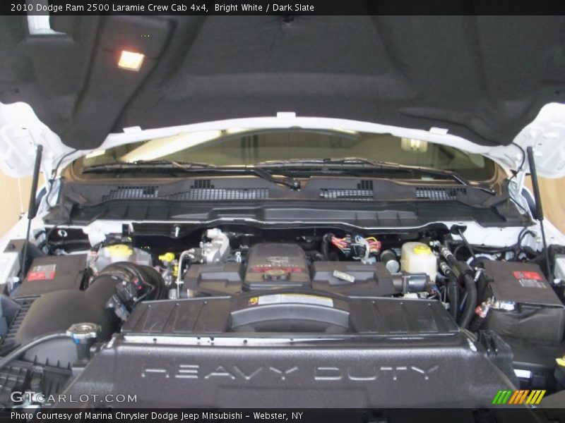 Bright White / Dark Slate 2010 Dodge Ram 2500 Laramie Crew Cab 4x4