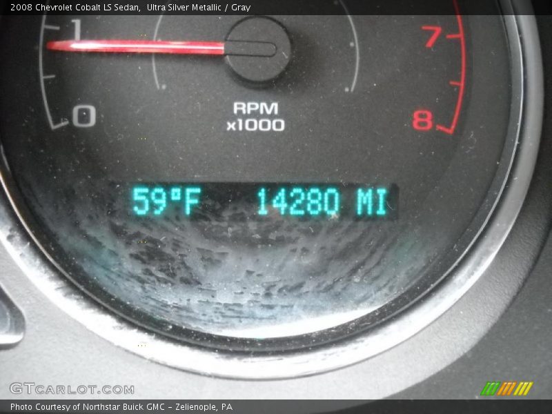 Ultra Silver Metallic / Gray 2008 Chevrolet Cobalt LS Sedan