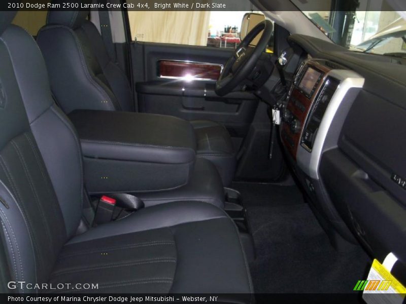 Bright White / Dark Slate 2010 Dodge Ram 2500 Laramie Crew Cab 4x4