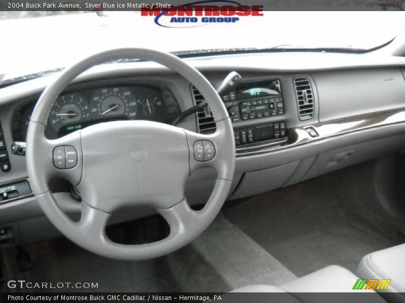 Silver Blue Ice Metallic / Shale 2004 Buick Park Avenue