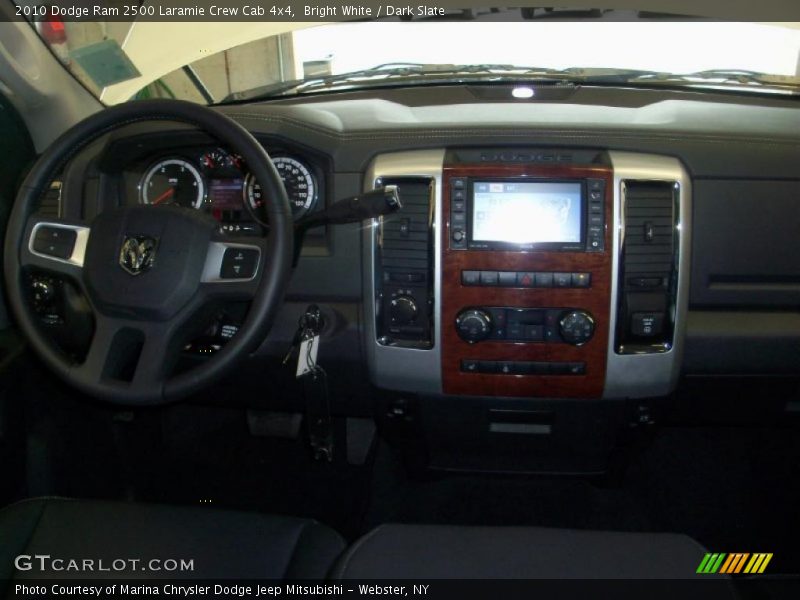 Bright White / Dark Slate 2010 Dodge Ram 2500 Laramie Crew Cab 4x4