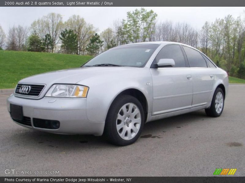 Light Silver Metallic / Onyx 2000 Audi A6 2.8 quattro Sedan