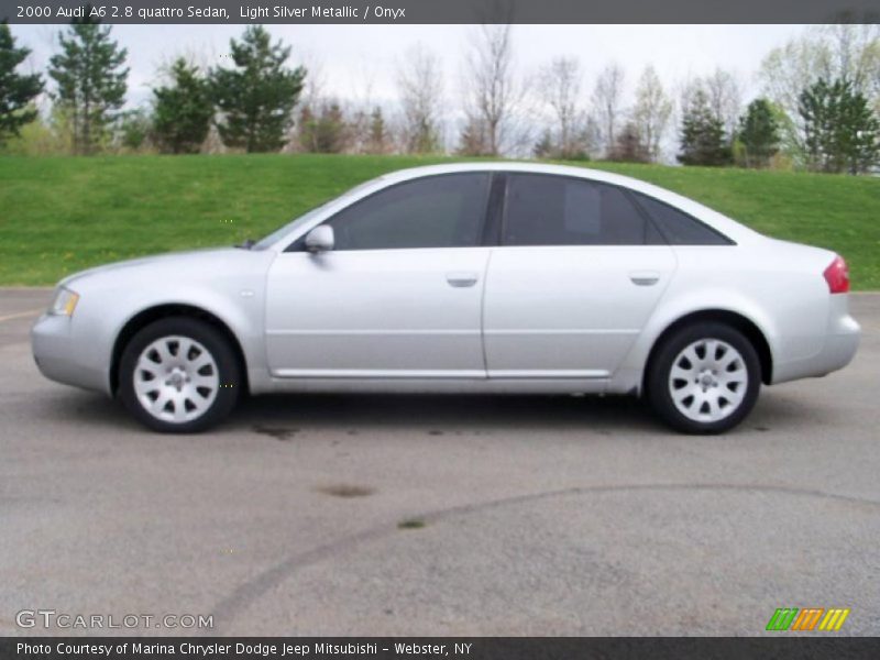 Light Silver Metallic / Onyx 2000 Audi A6 2.8 quattro Sedan