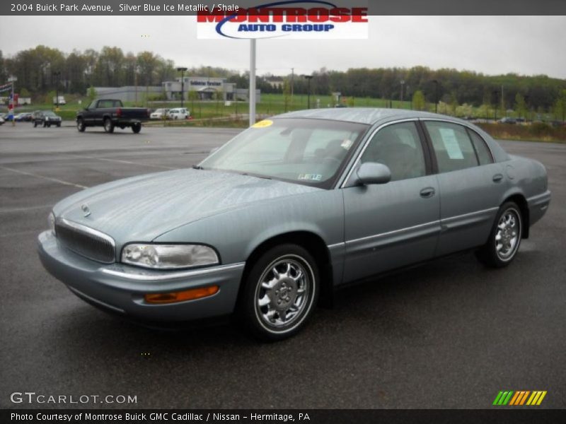 Silver Blue Ice Metallic / Shale 2004 Buick Park Avenue