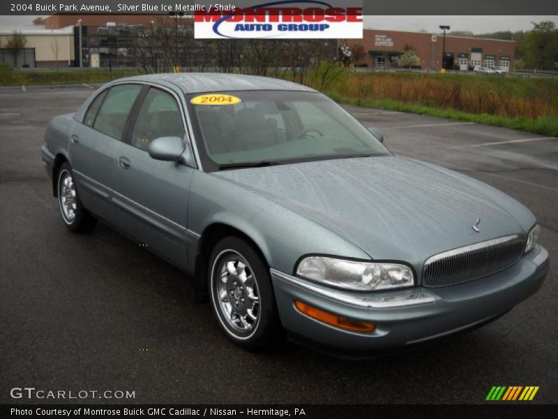 Silver Blue Ice Metallic / Shale 2004 Buick Park Avenue