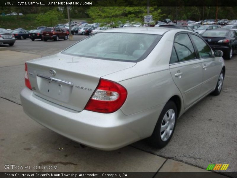 Lunar Mist Metallic / Stone 2003 Toyota Camry LE