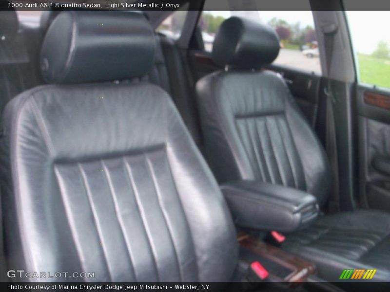 Light Silver Metallic / Onyx 2000 Audi A6 2.8 quattro Sedan