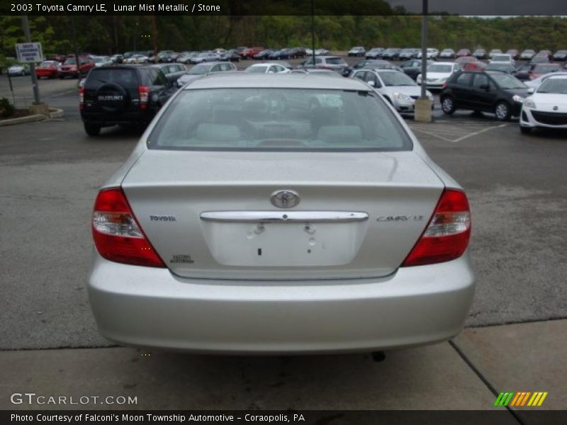 Lunar Mist Metallic / Stone 2003 Toyota Camry LE