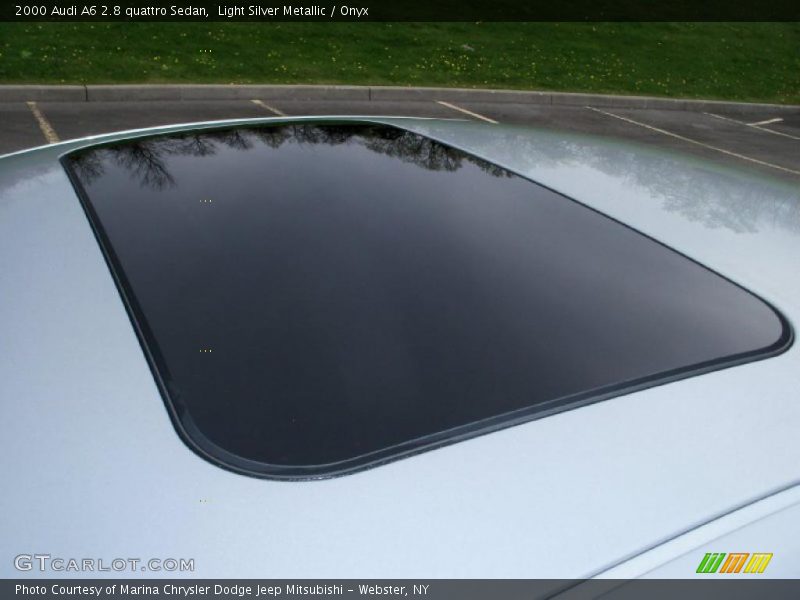 Light Silver Metallic / Onyx 2000 Audi A6 2.8 quattro Sedan