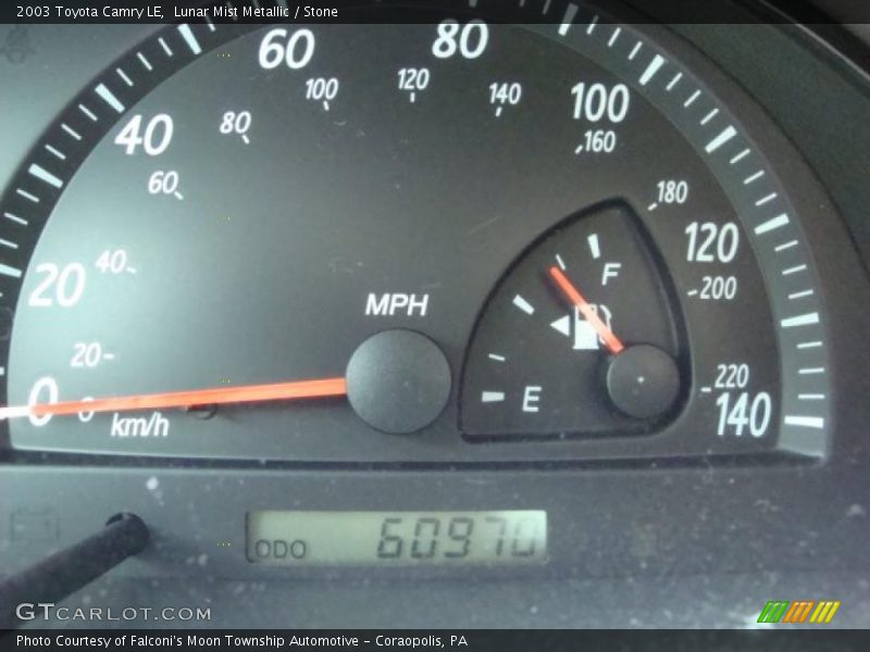 Lunar Mist Metallic / Stone 2003 Toyota Camry LE