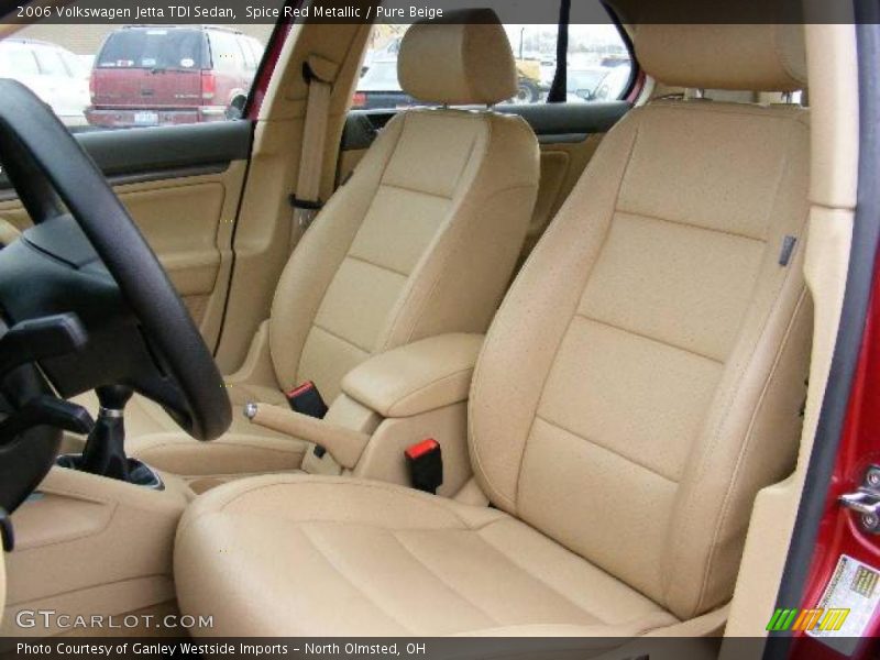 Spice Red Metallic / Pure Beige 2006 Volkswagen Jetta TDI Sedan