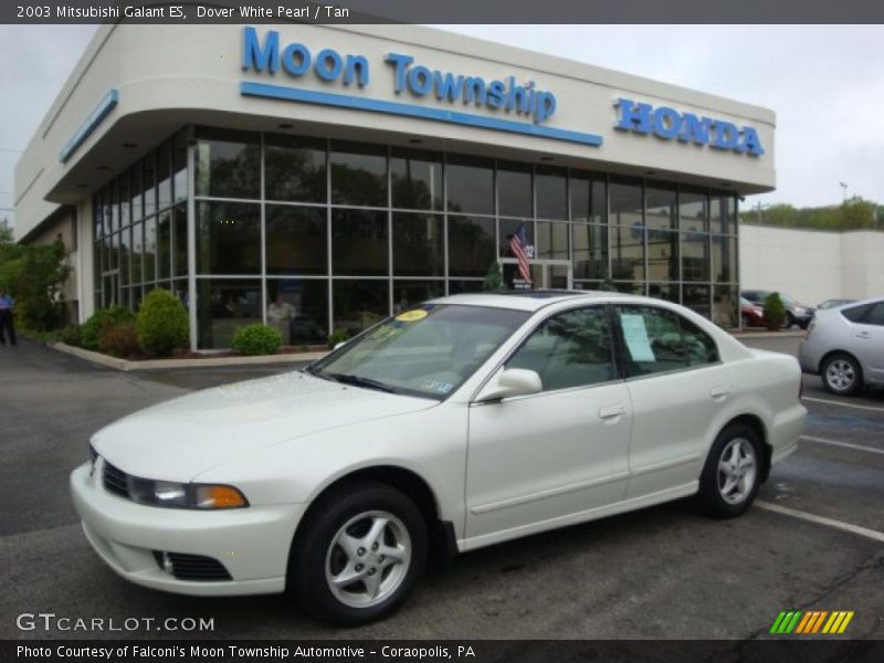 Dover White Pearl / Tan 2003 Mitsubishi Galant ES