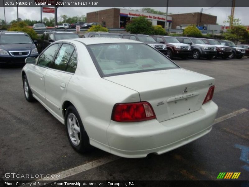 Dover White Pearl / Tan 2003 Mitsubishi Galant ES