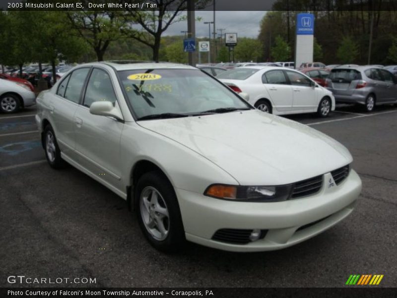 Dover White Pearl / Tan 2003 Mitsubishi Galant ES