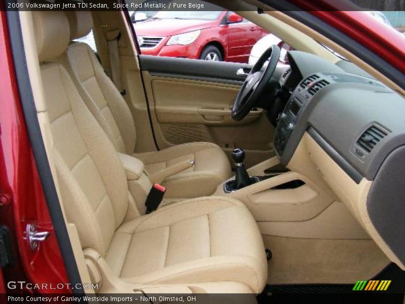 Spice Red Metallic / Pure Beige 2006 Volkswagen Jetta TDI Sedan