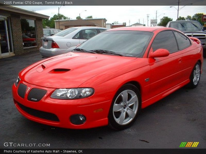 Torrid Red / Black 2005 Pontiac GTO Coupe