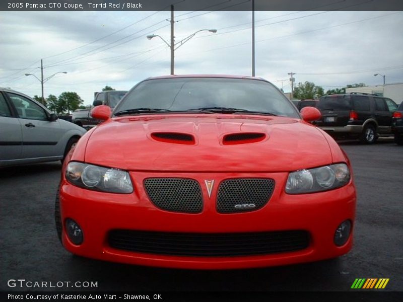 Torrid Red / Black 2005 Pontiac GTO Coupe