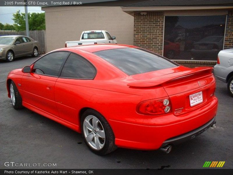 Torrid Red / Black 2005 Pontiac GTO Coupe